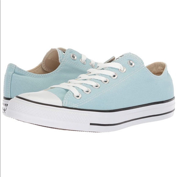 light blue converse low tops